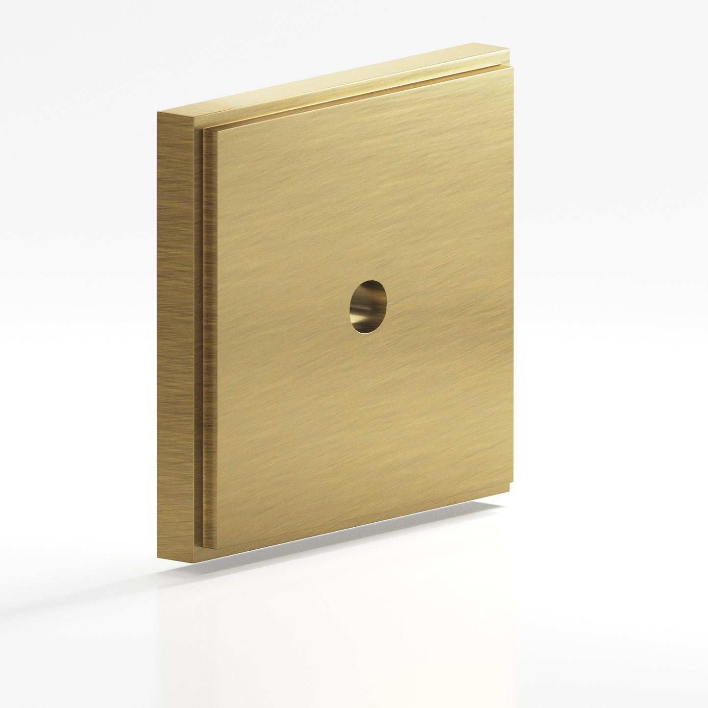 Colonial Bronze Square Stepped Edge Back Plate