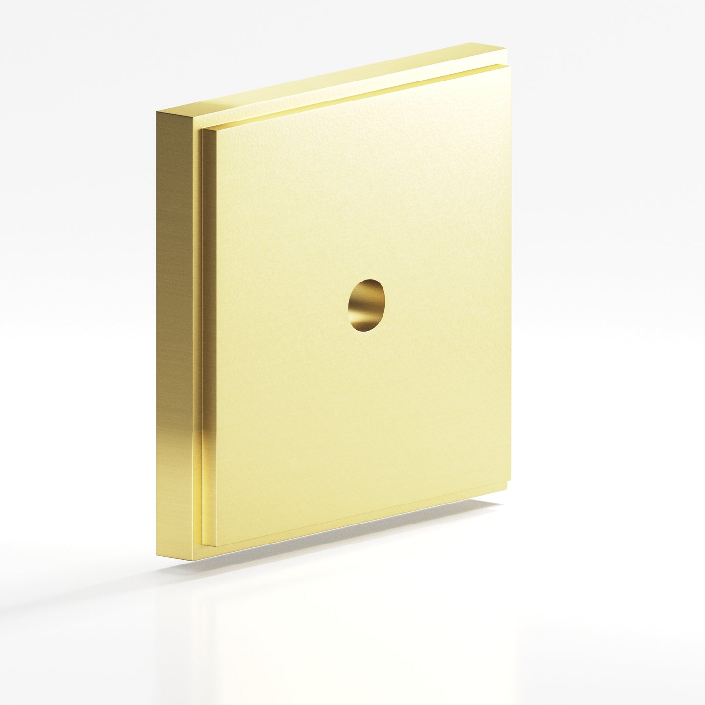 Colonial Bronze Square Stepped Edge Back Plate