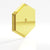 Colonial Bronze Hex Stepped Edge Back Plate