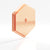 Colonial Bronze Hex Stepped Edge Back Plate