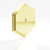 Colonial Bronze Hex Stepped Edge Back Plate