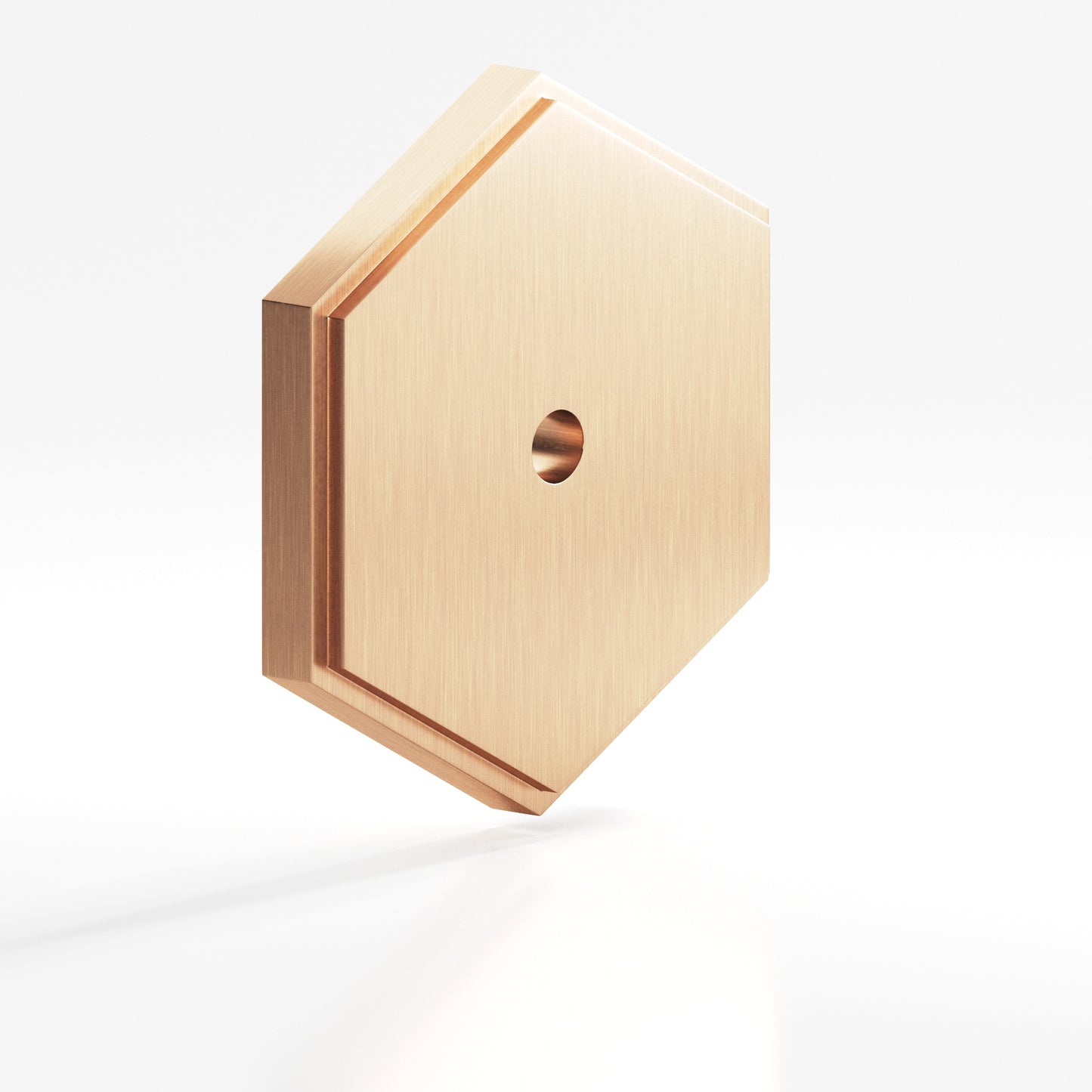 Colonial Bronze Hex Stepped Edge Back Plate - Parent