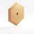 Colonial Bronze Hex Stepped Edge Back Plate