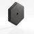 Colonial Bronze Hex Stepped Edge Back Plate