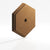 Colonial Bronze Hex Stepped Edge Back Plate