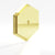 Colonial Bronze Hex Stepped Edge Back Plate