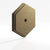 Colonial Bronze Hex Stepped Edge Back Plate