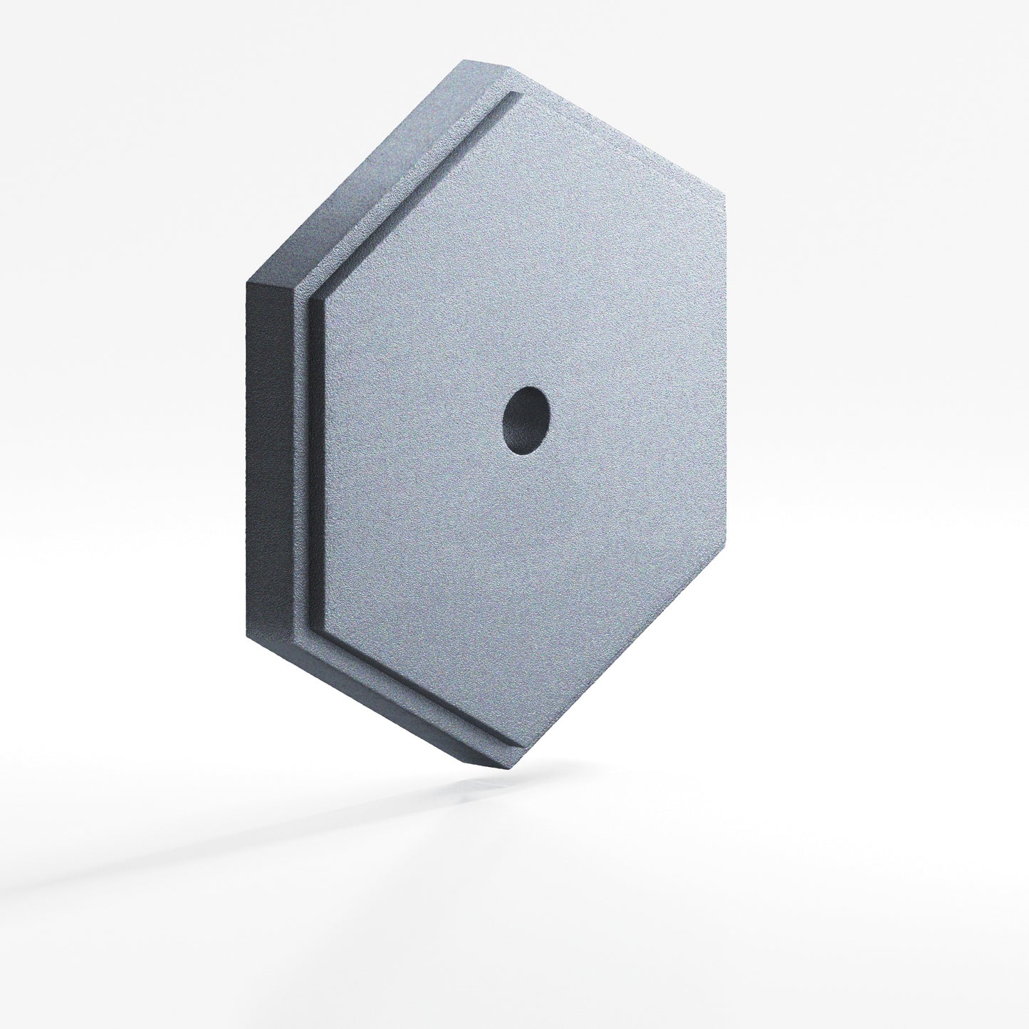 Colonial Bronze Hex Stepped Edge Back Plate