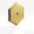 Colonial Bronze Hex Stepped Edge Back Plate