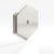 Colonial Bronze Hex Stepped Edge Back Plate