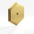 Colonial Bronze Hex Stepped Edge Back Plate