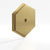Colonial Bronze Hex Stepped Edge Back Plate