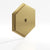 Colonial Bronze Hex Stepped Edge Back Plate