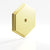 Colonial Bronze Hex Stepped Edge Back Plate