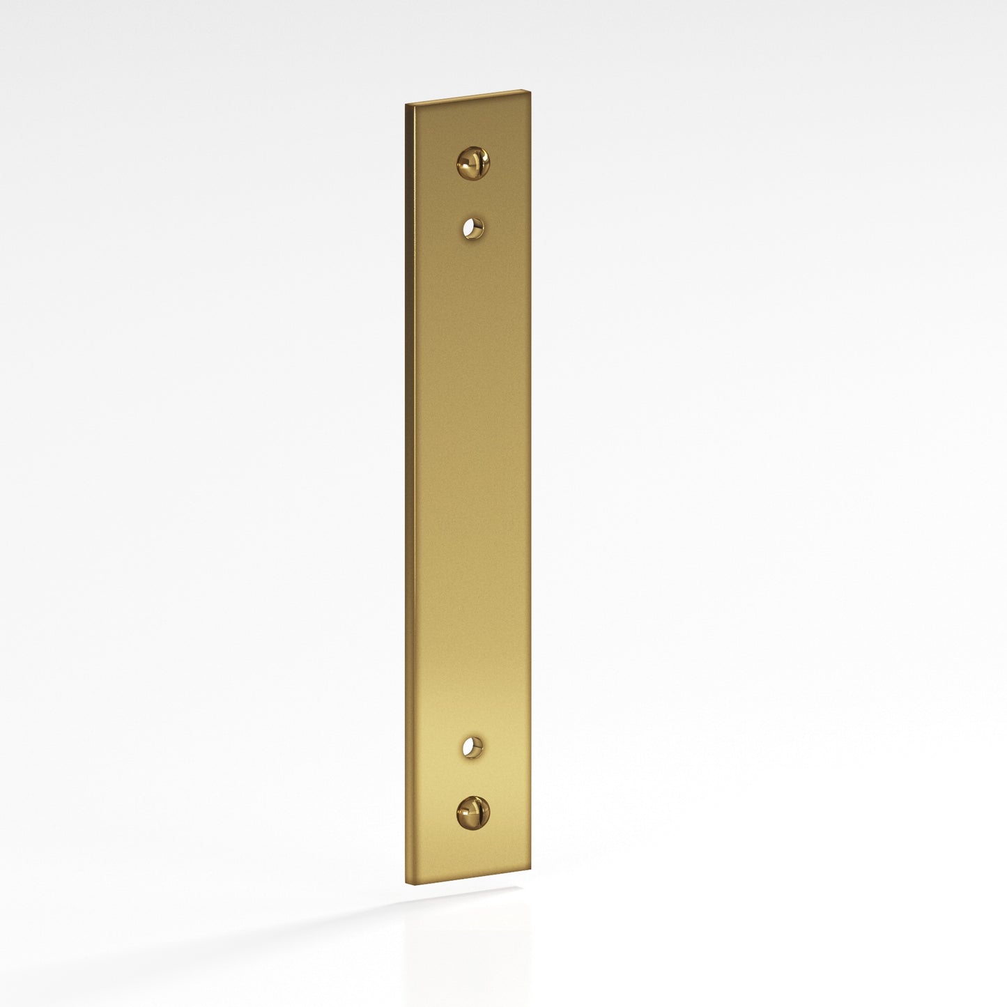 Colonial Bronze Flat Back Plate with Decorative Screws