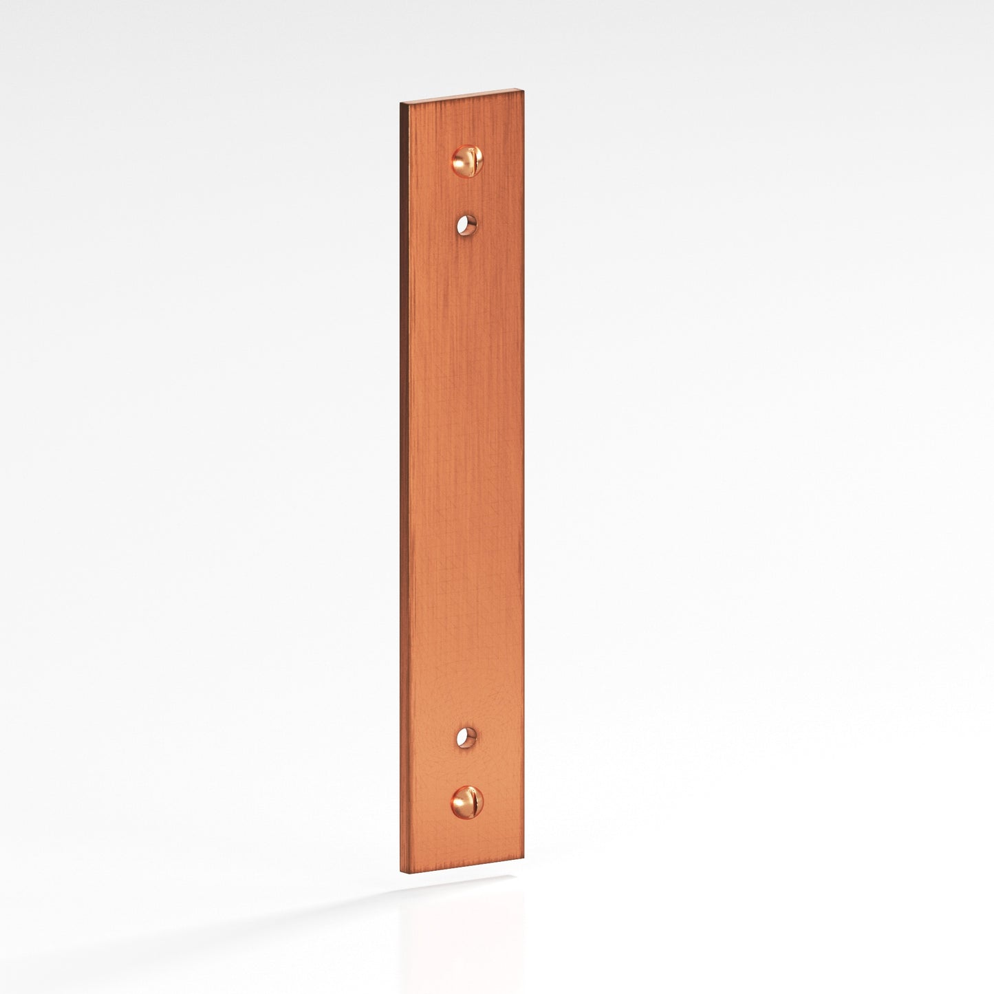 Colonial Bronze Flat Back Plate with Decorative Screws