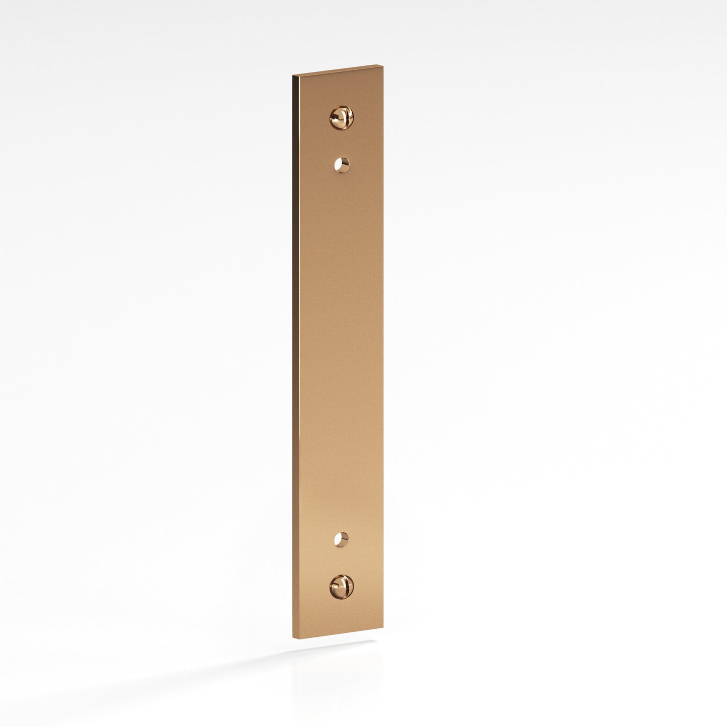 Colonial Bronze Flat Back Plate with Decorative Screws
