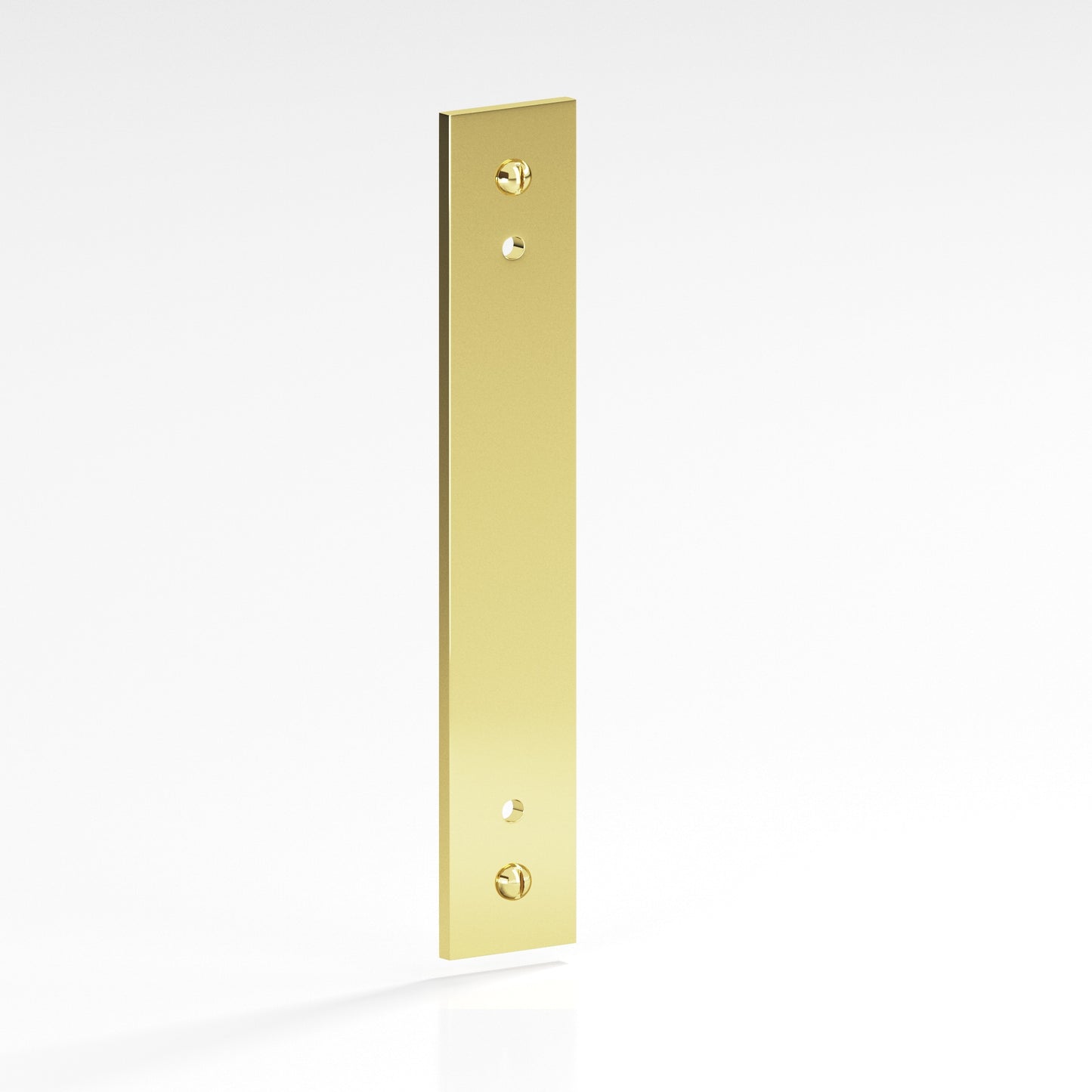 Colonial Bronze Flat Back Plate with Decorative Screws