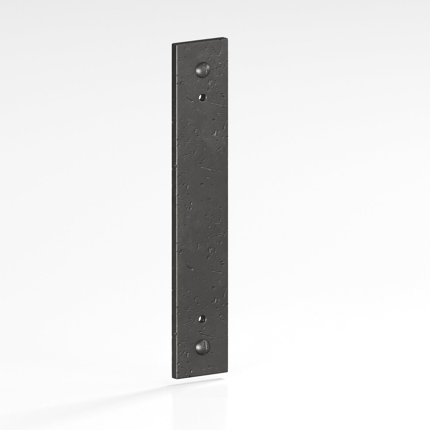 Colonial Bronze Flat Back Plate with Decorative Screws