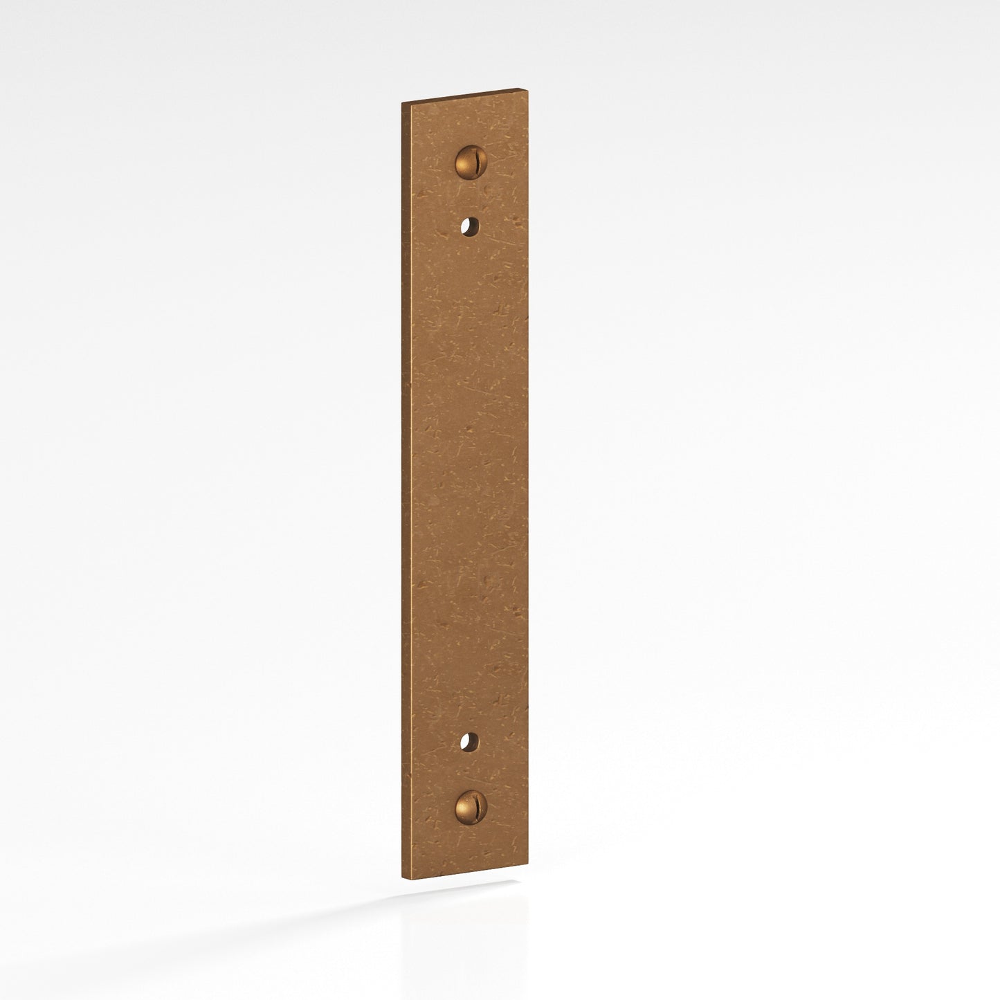 Colonial Bronze Flat Back Plate with Decorative Screws