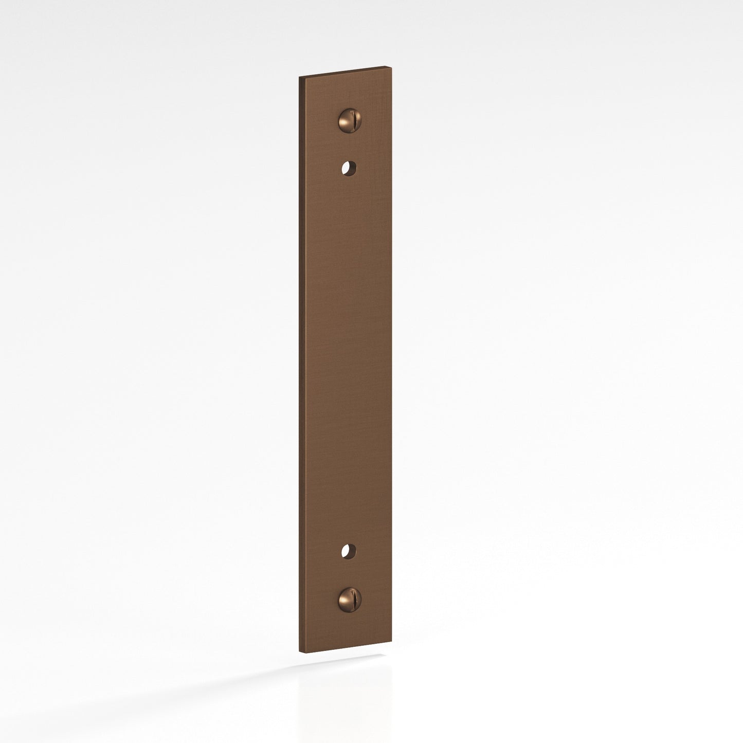 Colonial Bronze Flat Back Plate with Decorative Screws