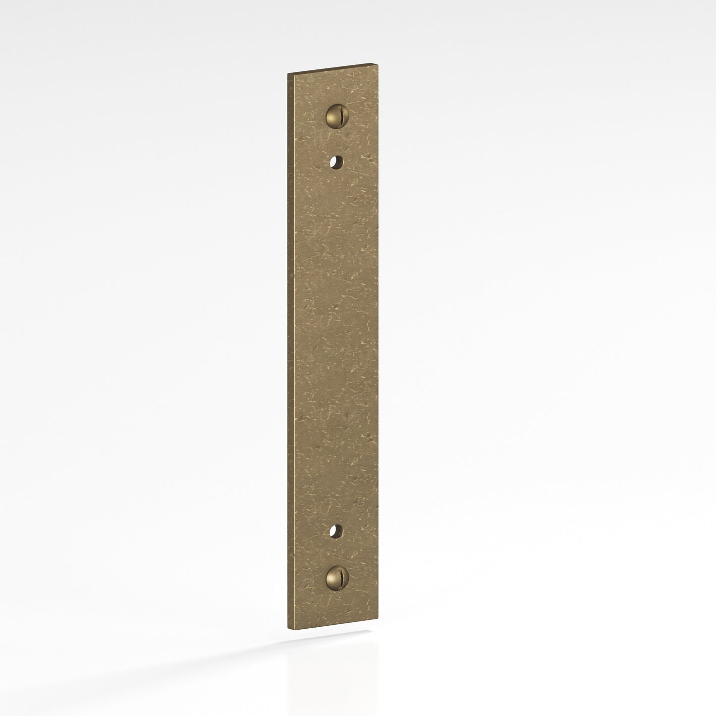Colonial Bronze Flat Back Plate with Decorative Screws