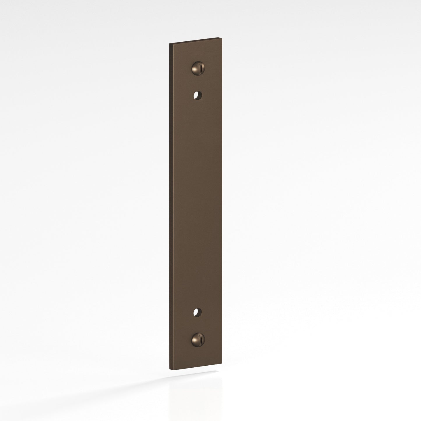 Colonial Bronze Flat Back Plate with Decorative Screws