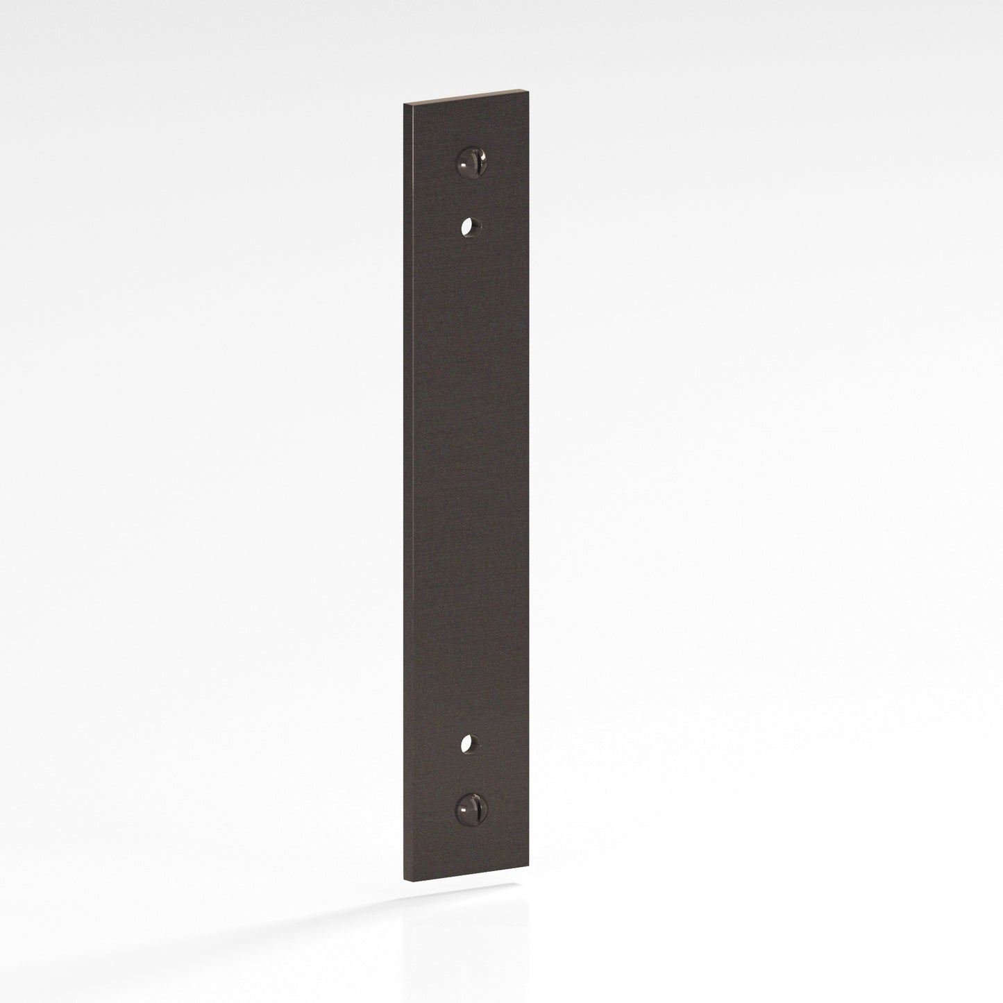 Colonial Bronze Flat Back Plate with Decorative Screws