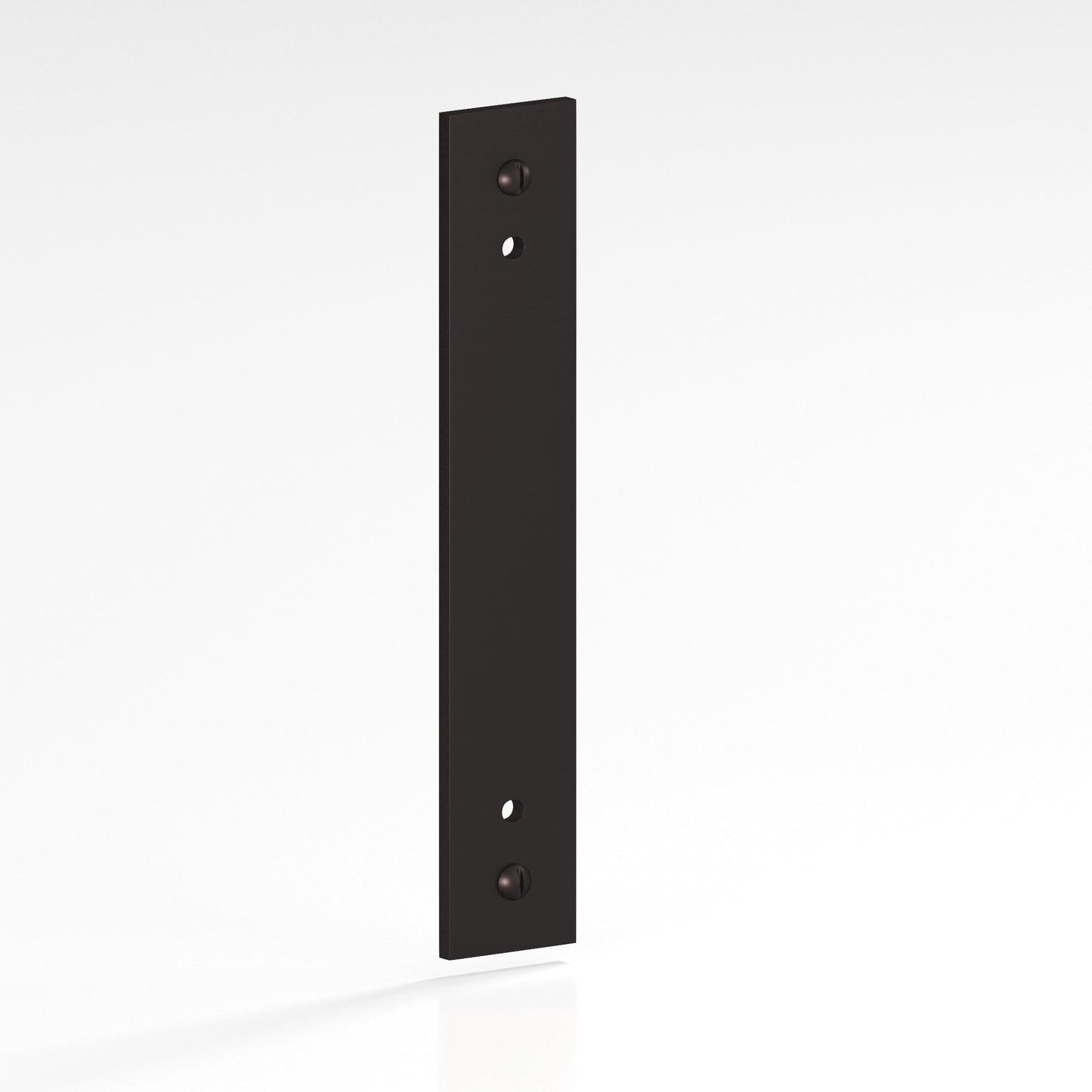 Colonial Bronze Flat Back Plate with Decorative Screws