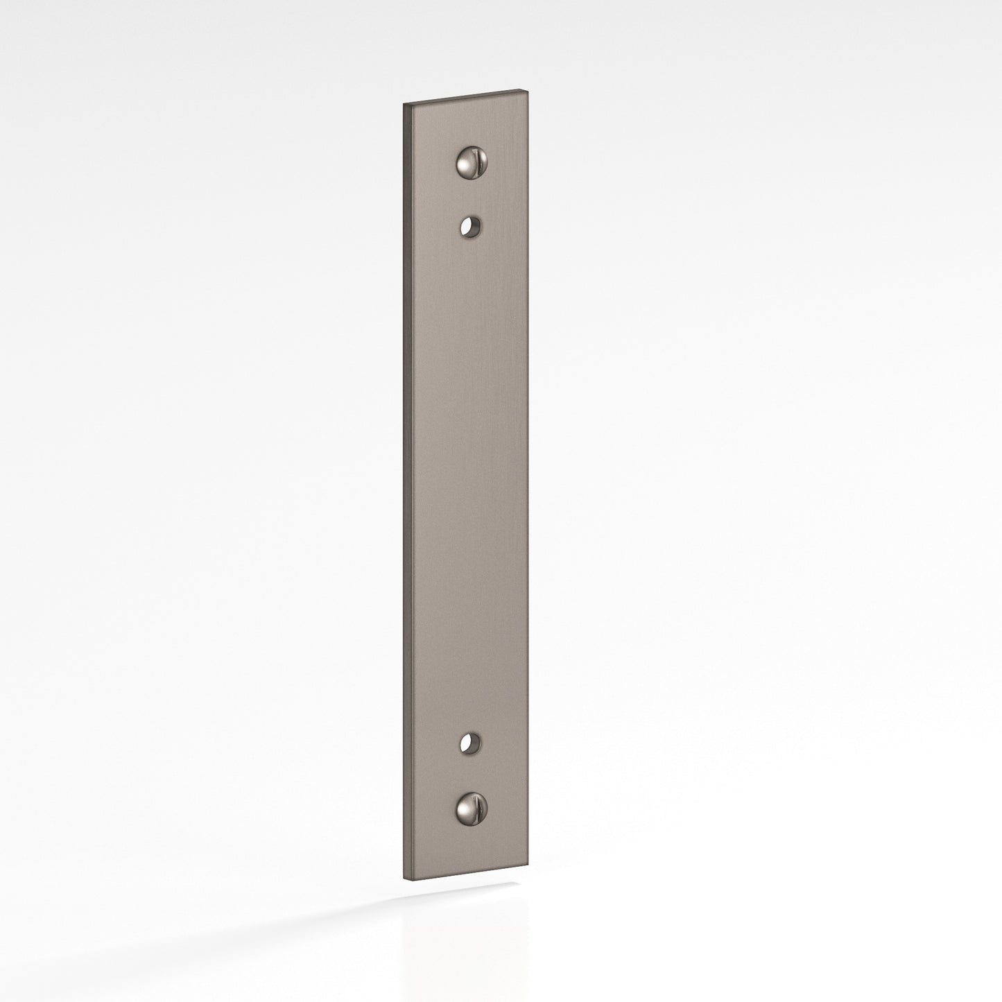 Colonial Bronze Flat Back Plate with Decorative Screws