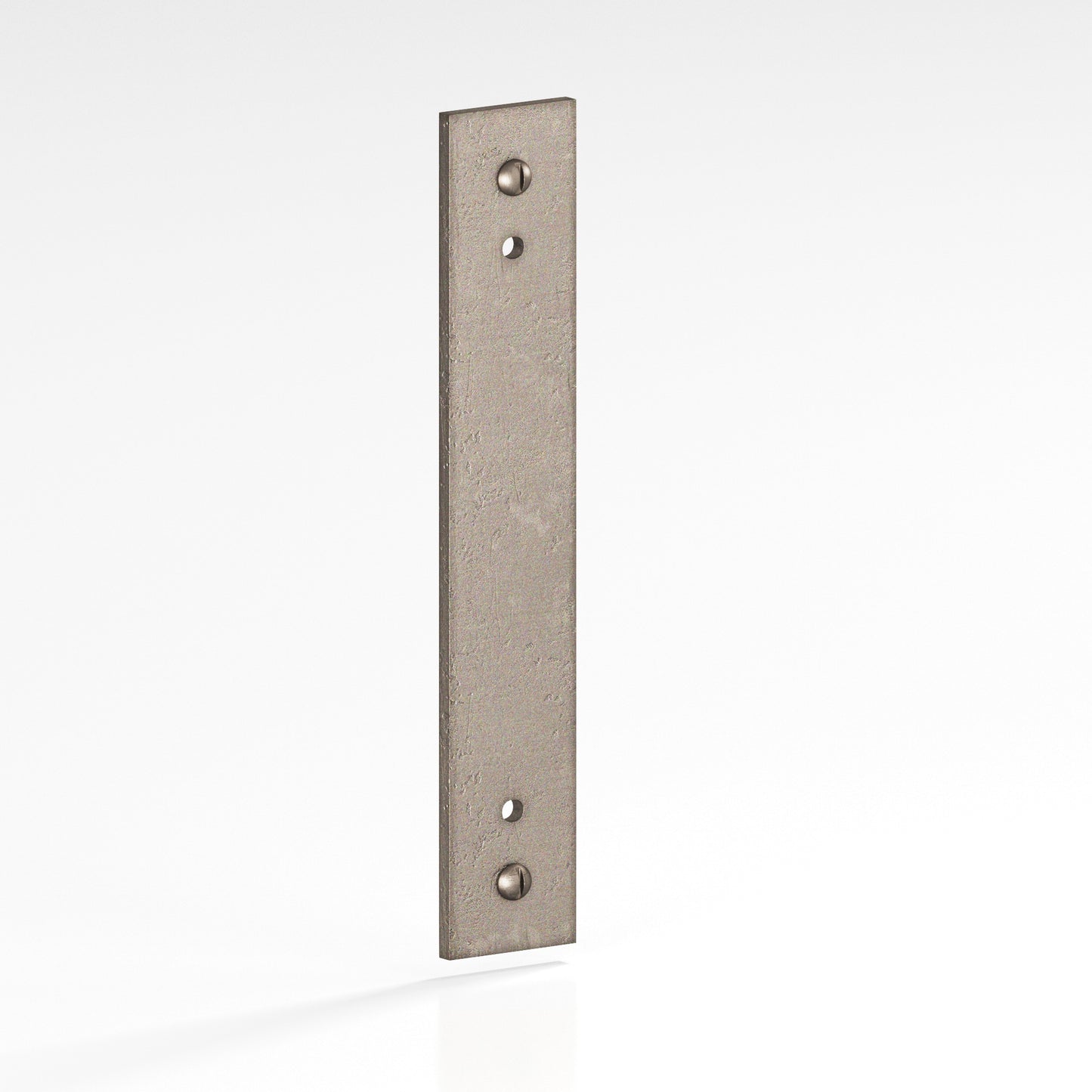 Colonial Bronze Flat Back Plate with Decorative Screws
