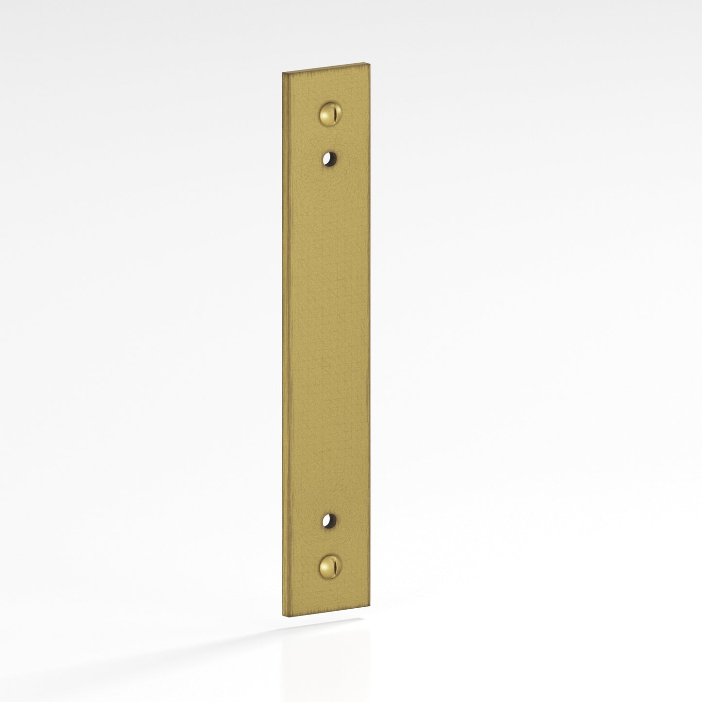 Colonial Bronze Flat Back Plate with Decorative Screws