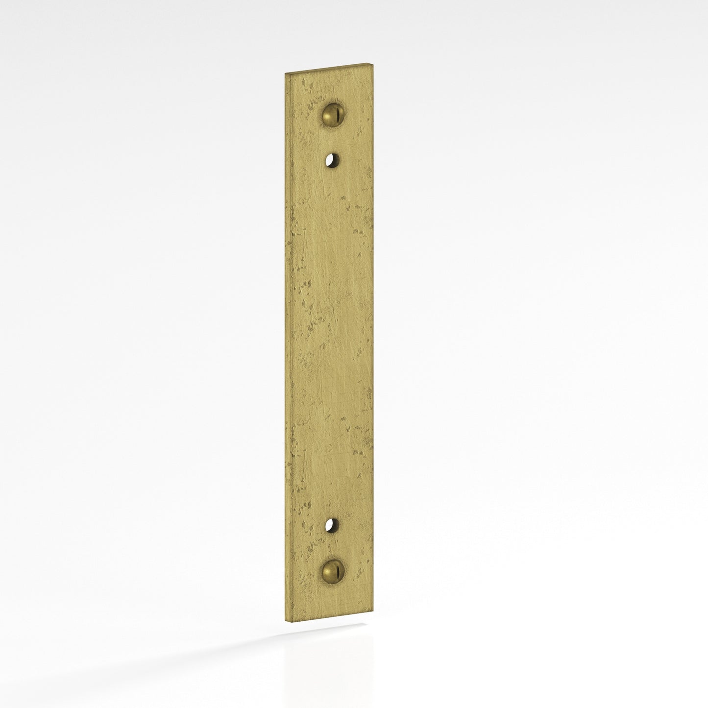 Colonial Bronze Flat Back Plate with Decorative Screws