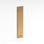 Colonial Bronze Stepped Edge Back Plate with Decorative Screws