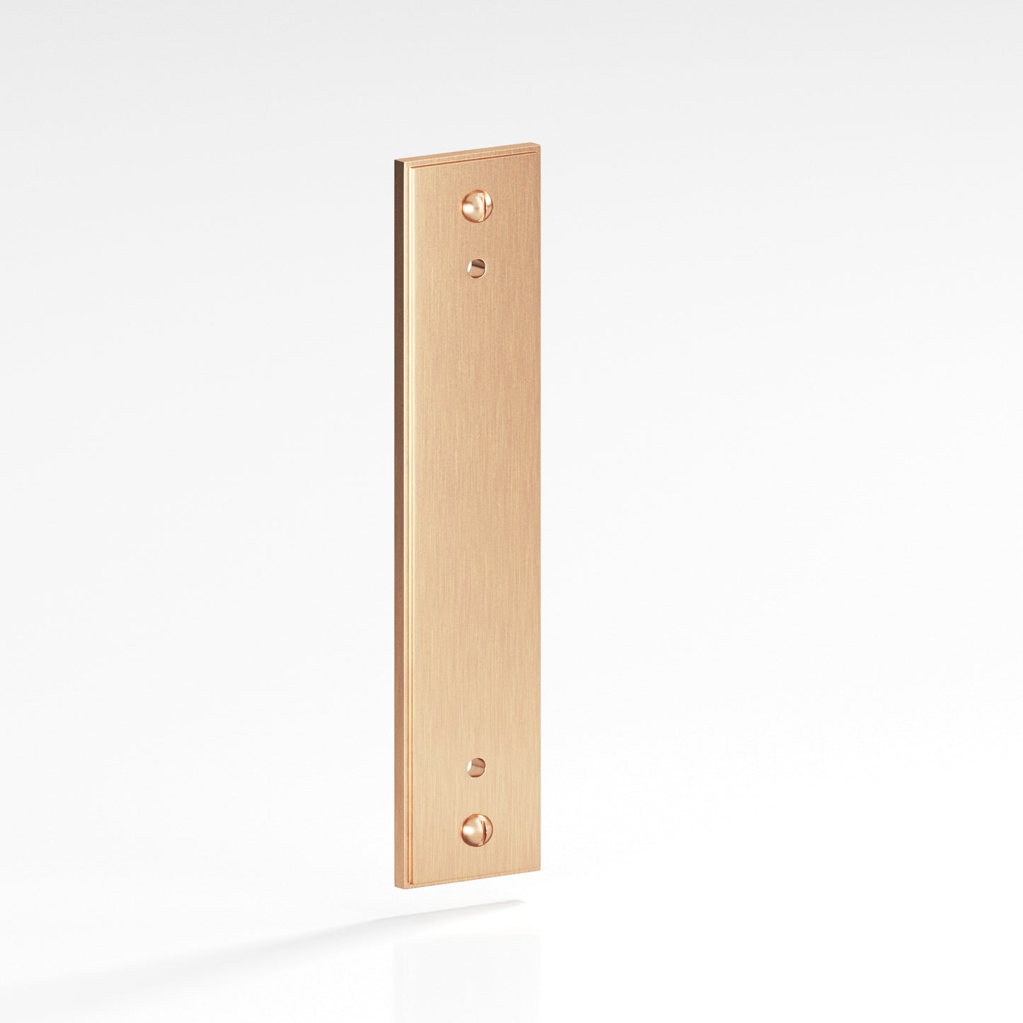 Colonial Bronze Stepped Edge Back Plate with Decorative Screws - Parent