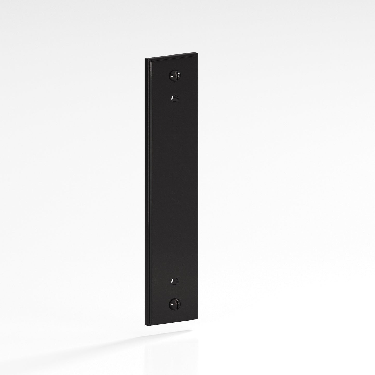 Colonial Bronze Stepped Edge Back Plate with Decorative Screws