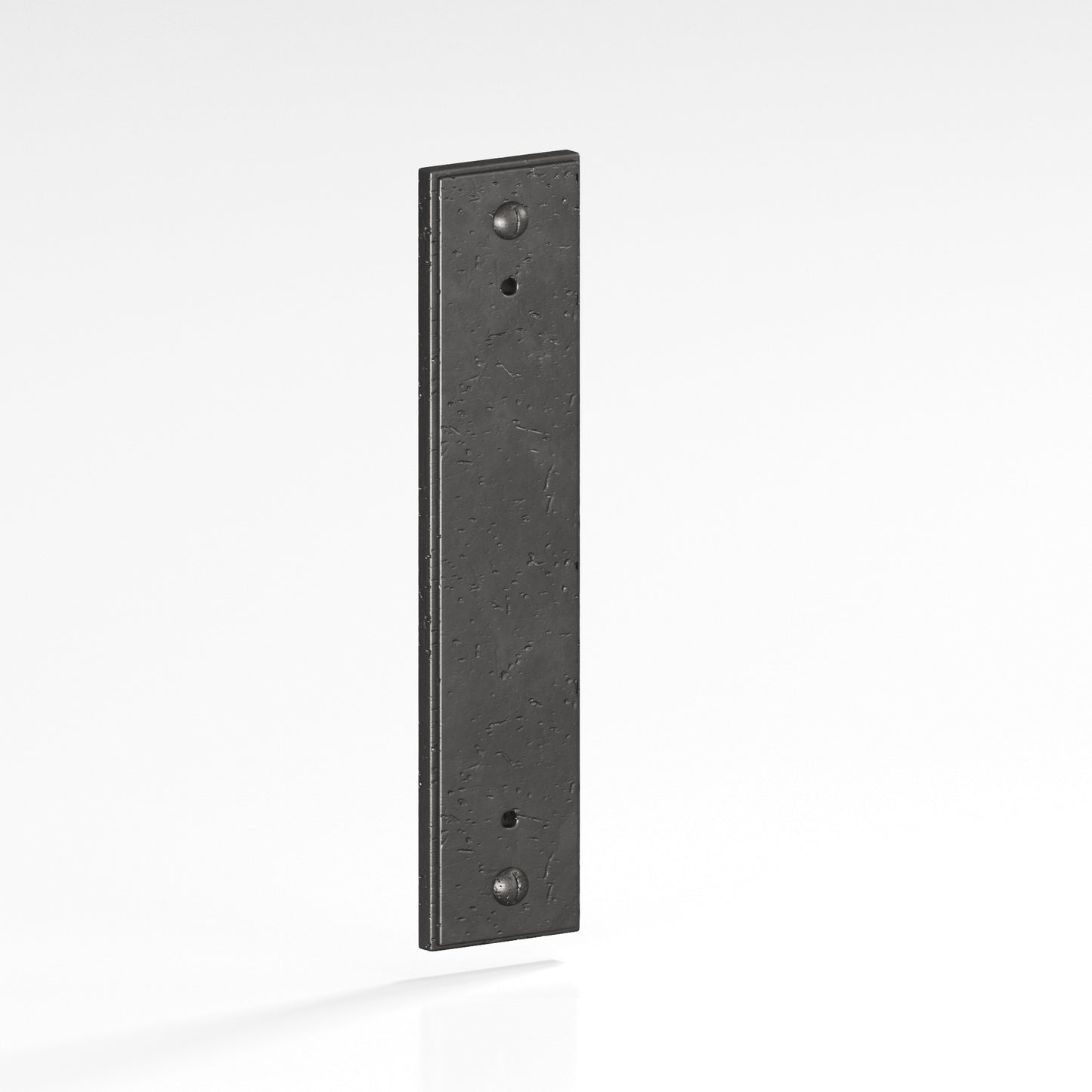 Colonial Bronze Stepped Edge Back Plate with Decorative Screws
