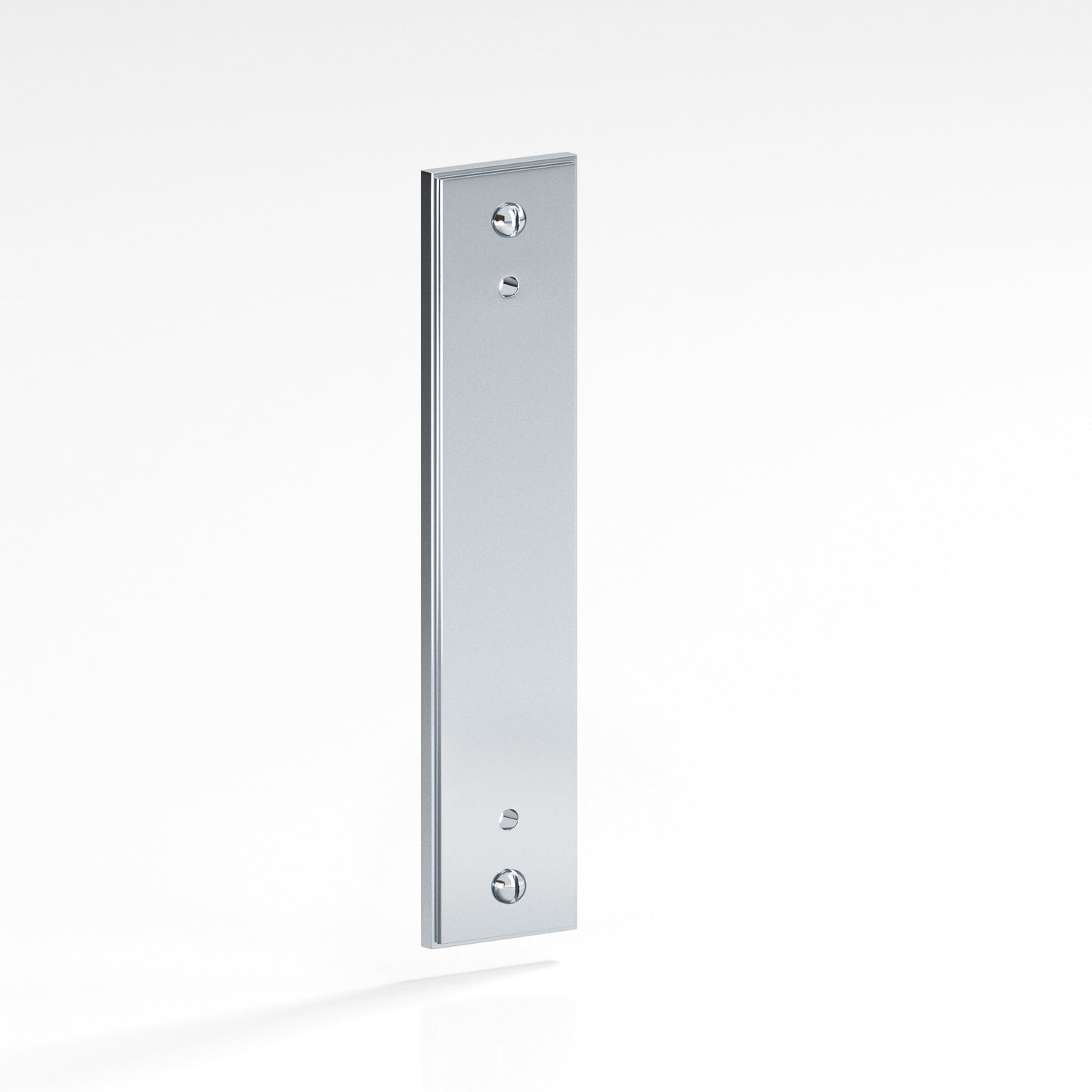 Colonial Bronze Stepped Edge Back Plate with Decorative Screws