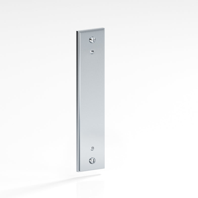 Colonial Bronze Stepped Edge Back Plate with Decorative Screws
