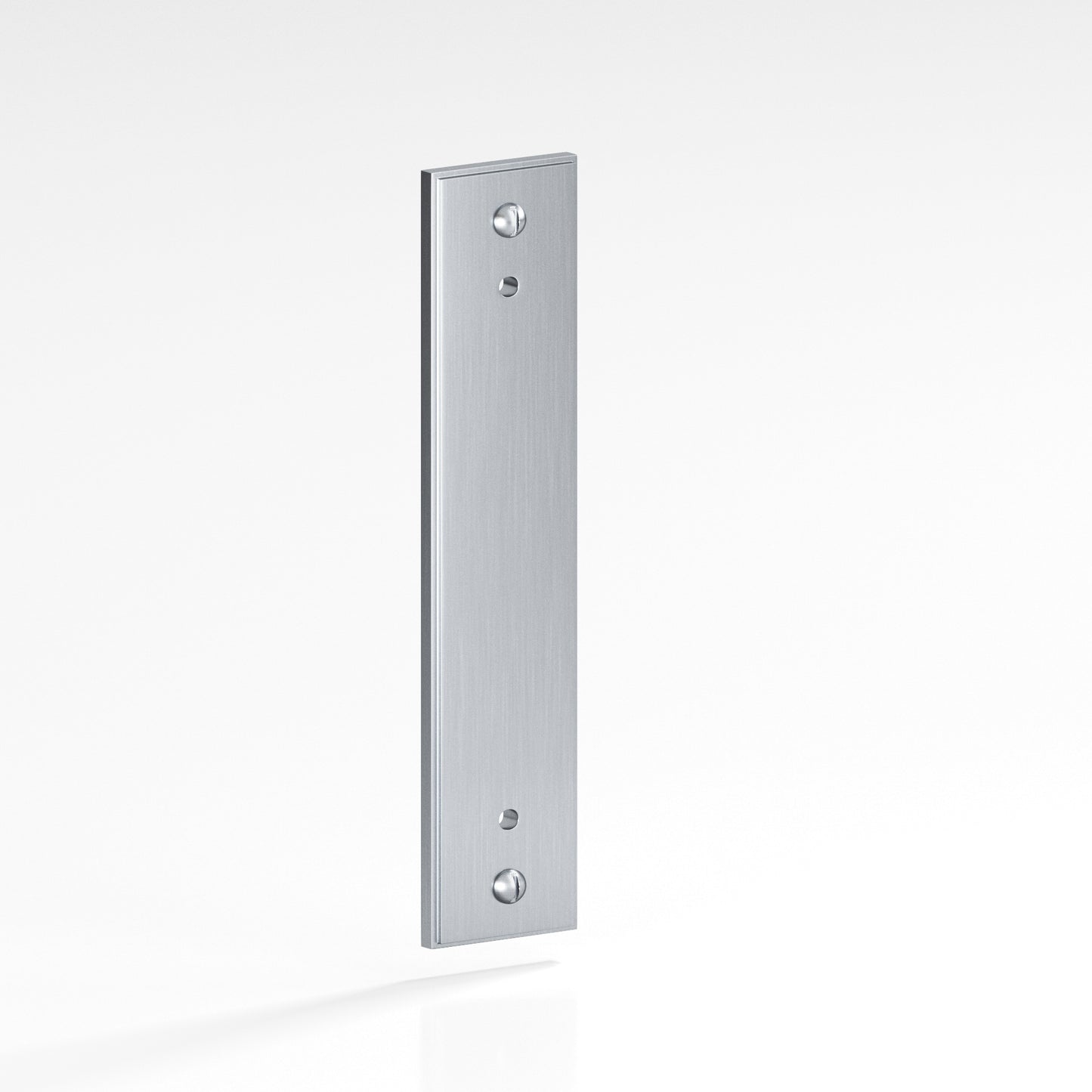 Colonial Bronze Stepped Edge Back Plate with Decorative Screws