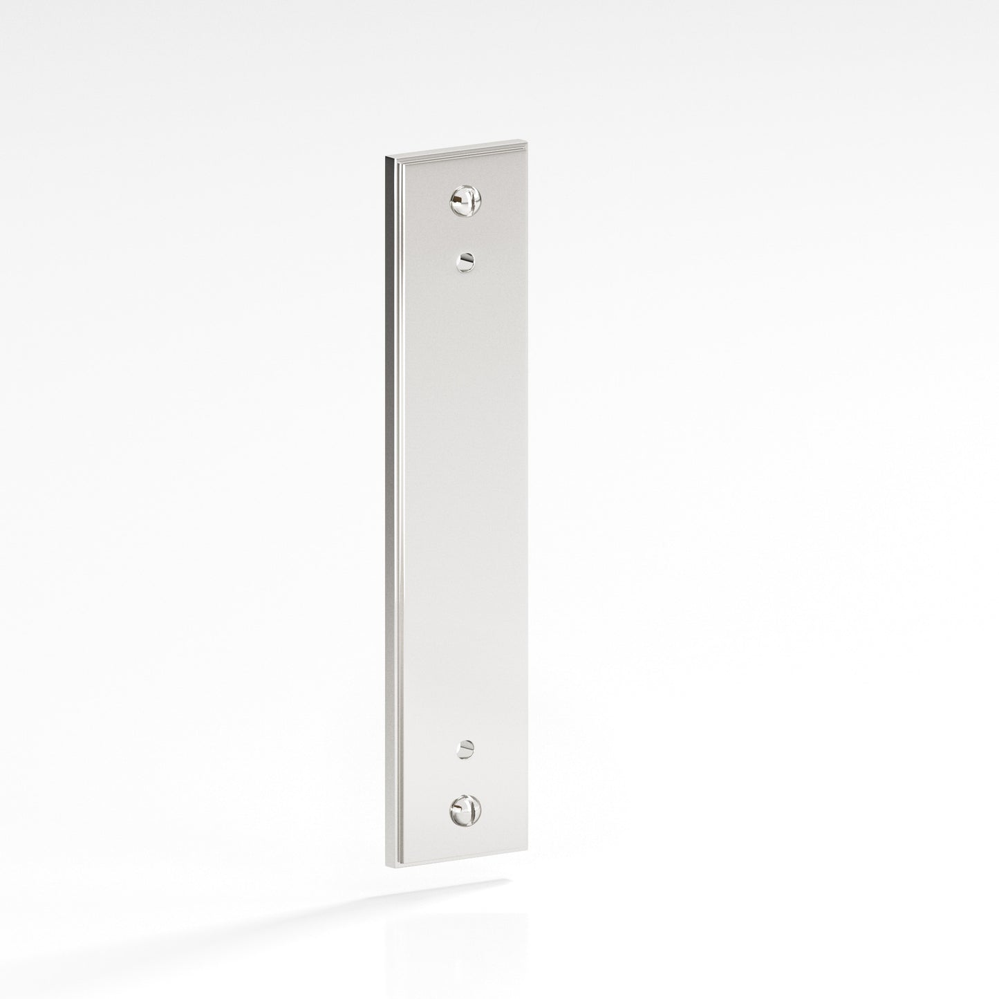 Colonial Bronze Stepped Edge Back Plate with Decorative Screws
