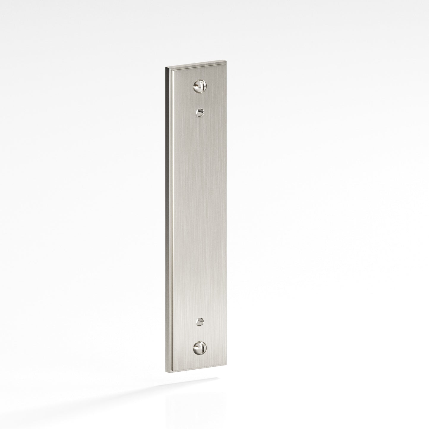 Colonial Bronze Stepped Edge Back Plate with Decorative Screws