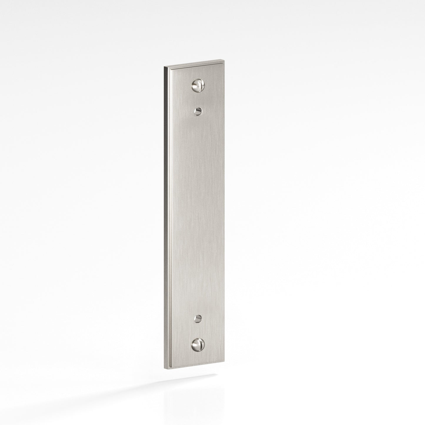 Colonial Bronze Stepped Edge Back Plate with Decorative Screws