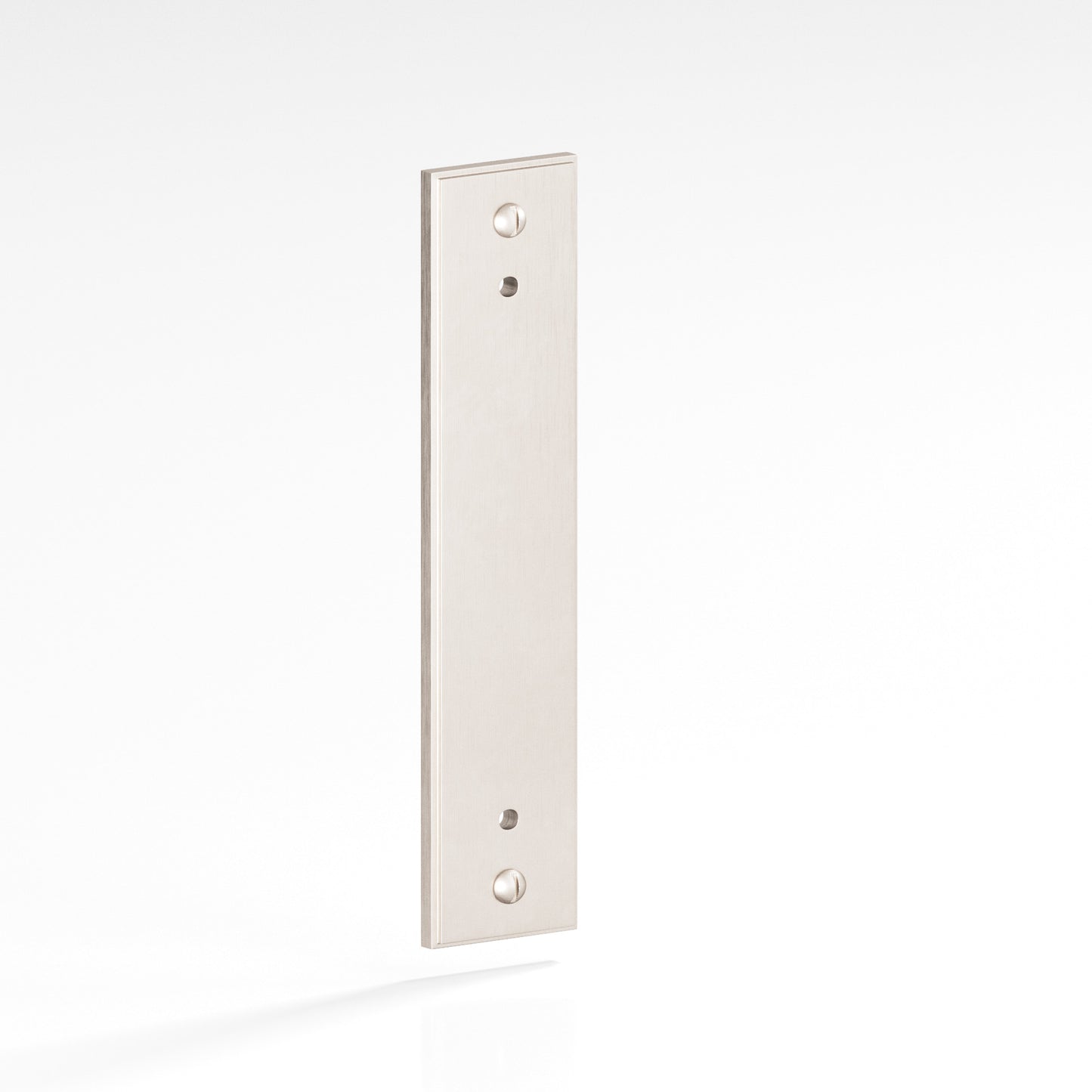 Colonial Bronze Stepped Edge Back Plate with Decorative Screws