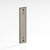 Colonial Bronze Stepped Edge Back Plate with Decorative Screws