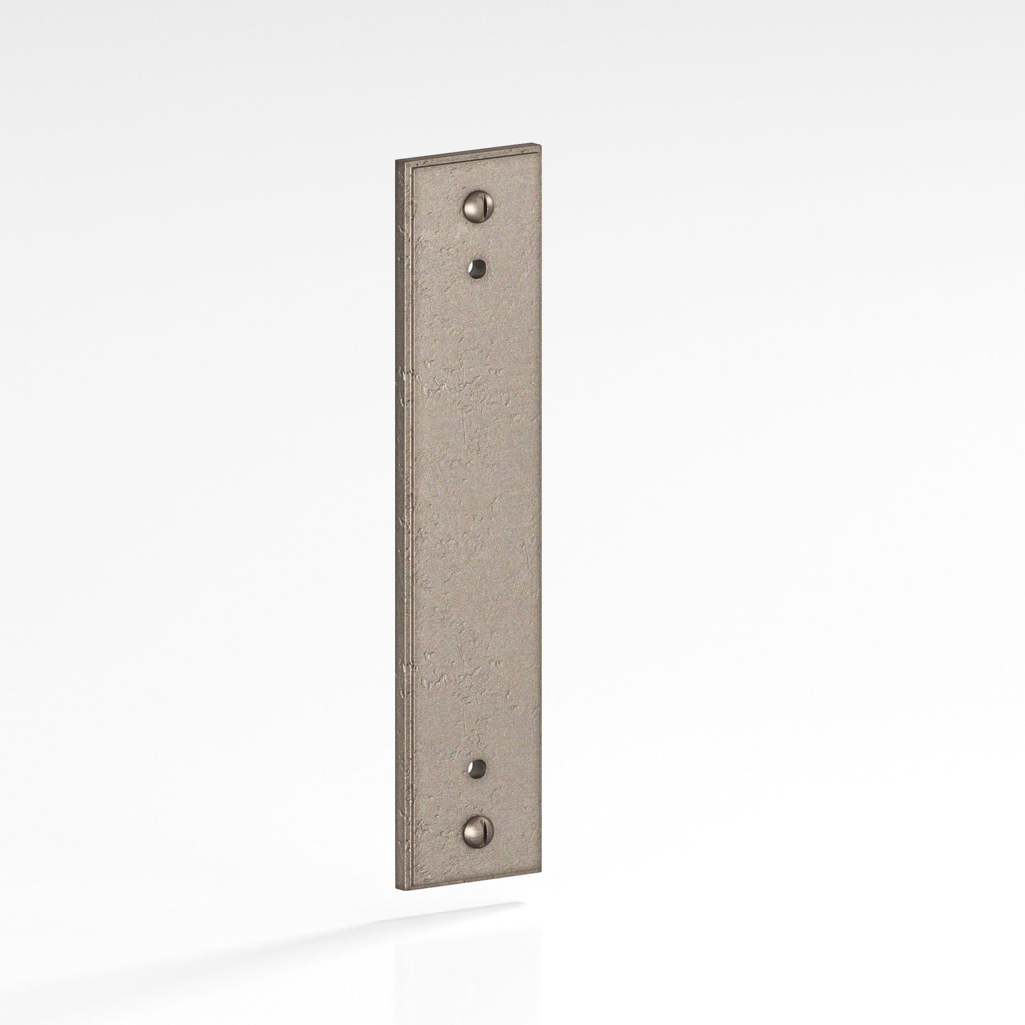 Colonial Bronze Stepped Edge Back Plate with Decorative Screws