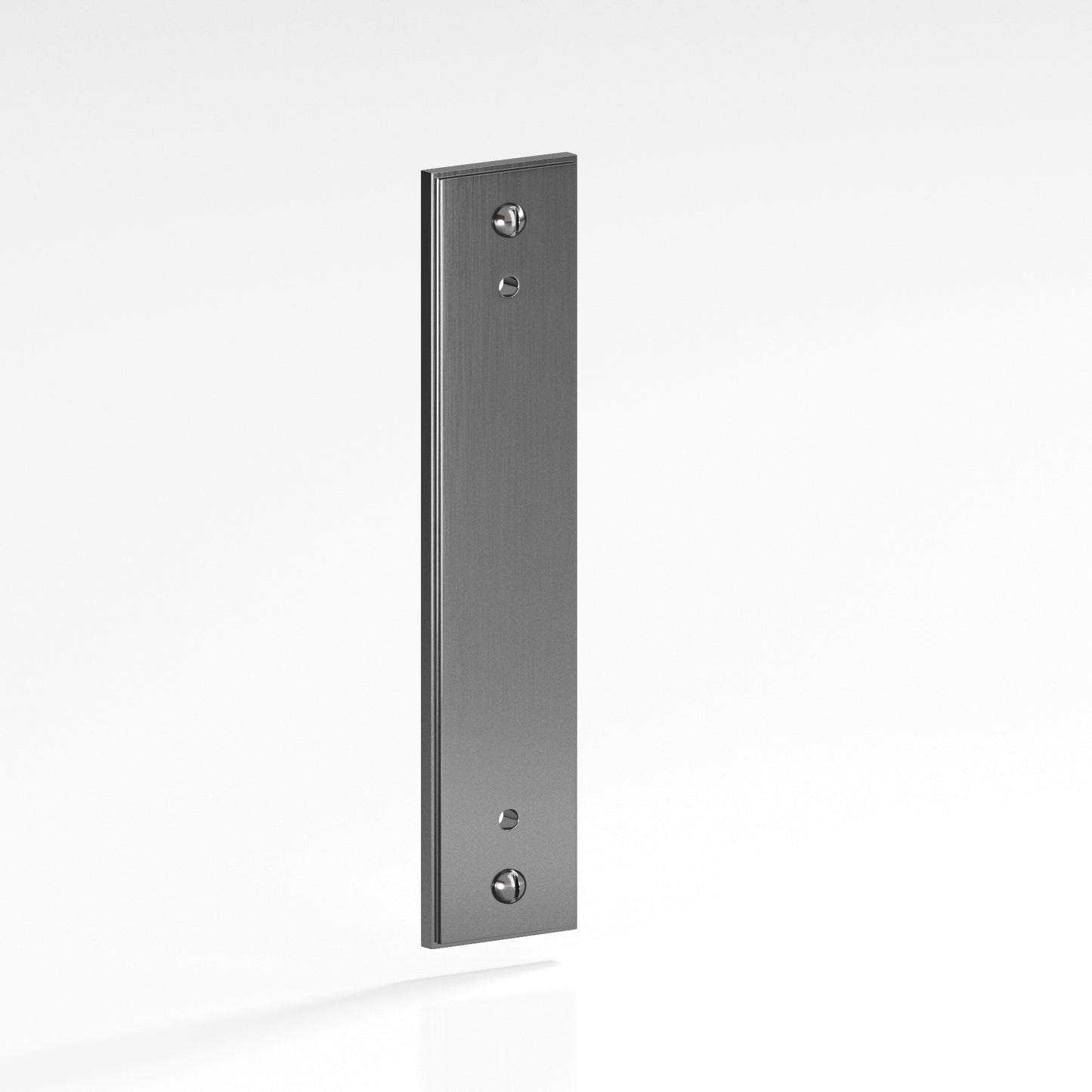 Colonial Bronze Stepped Edge Back Plate with Decorative Screws