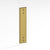 Colonial Bronze Stepped Edge Back Plate with Decorative Screws