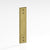 Colonial Bronze Stepped Edge Back Plate with Decorative Screws