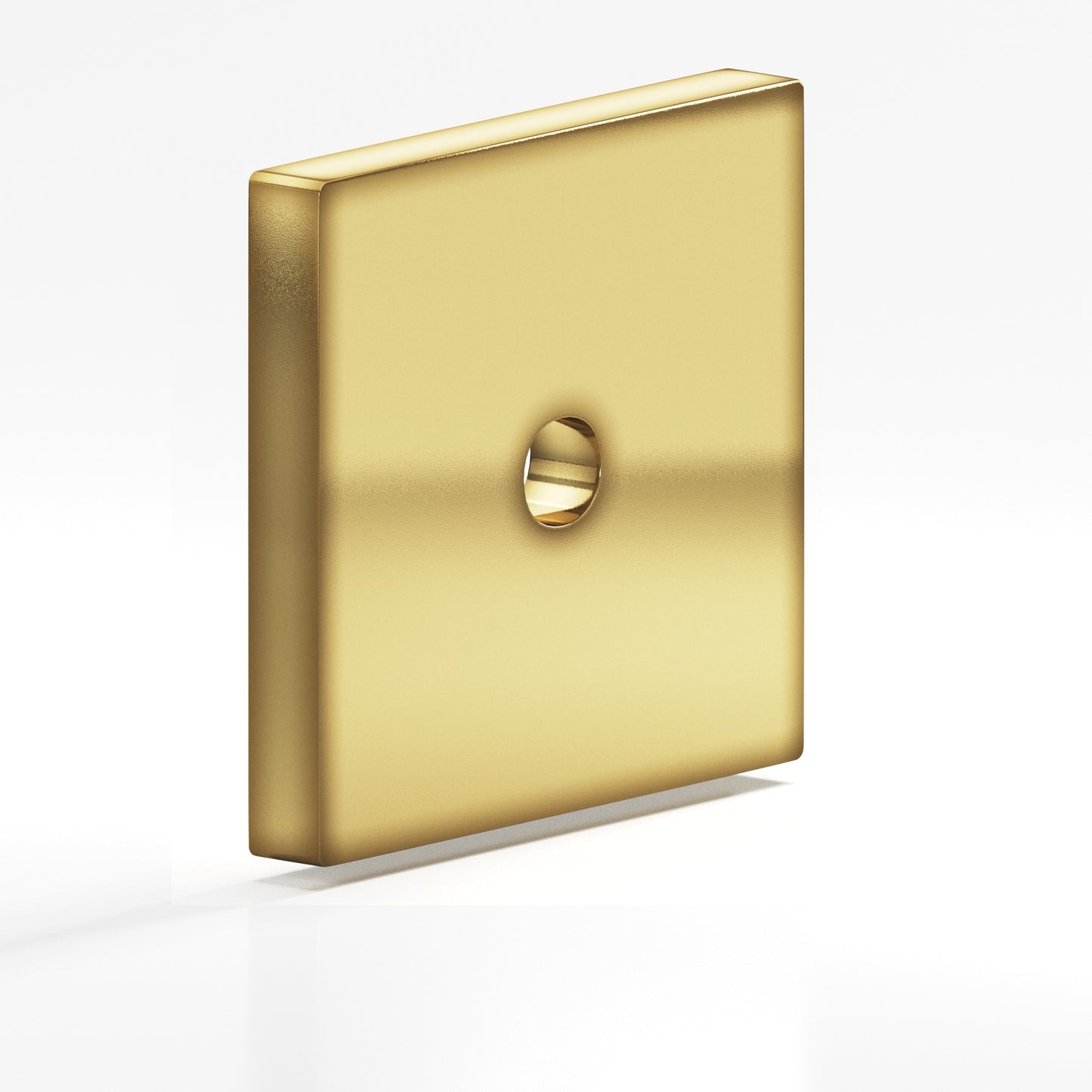 Colonial Bronze Square Flat Back Plate